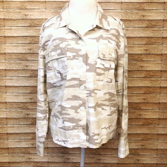 Sanctuary Jackets & Blazers - Sanctuary Neutral Camo “Shacket” NWT!!